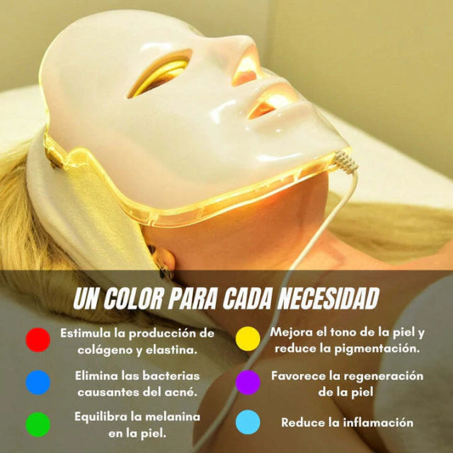 Dermalux® Máscara Facial de Terapia Led