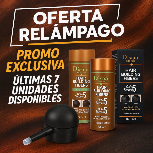 Fibra Para El Cabello + Aplicador Spray Capilar💫🥸
