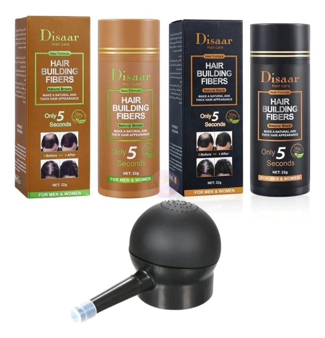 Fibra Para El Cabello + Aplicador Spray Capilar💫🥸