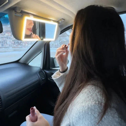 GlowRide™ – El Espejo LED Perfecto para Viajar Radiante
